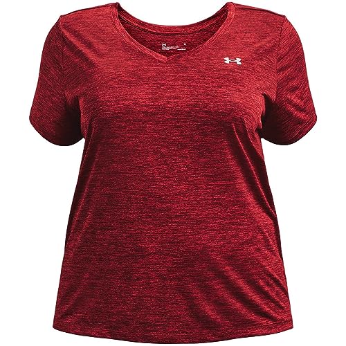 Image of Under Armour Plus Size Tech Solid Short Sleeve V-Neck