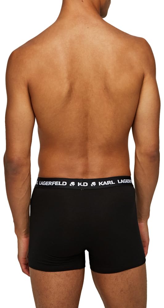 Karl Lagerfeld Herren Logo Trunk Set (7 Pack) Schwarz XS