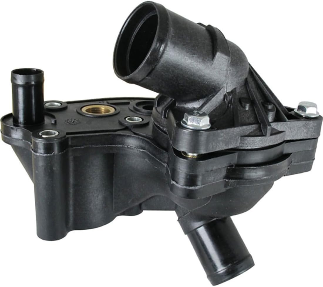Engine Coolant Thermostat/Water Outlet Assembly fits Ford Explorer 1997 1998 1999 2000 2001 Replacement F77Z8A586AE, YU3Z8A586AA 1 Piece