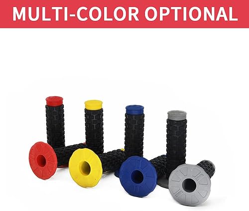 Miniatura 5 de Manillar universal para motocicleta, 7/8 pulgadas, 2 piezas, con agarre, antideslizante, de goma, para carreras, motos de cross