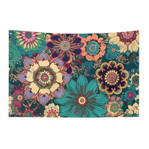 Drapeau de cour durable au design bohème de qualité supérieure