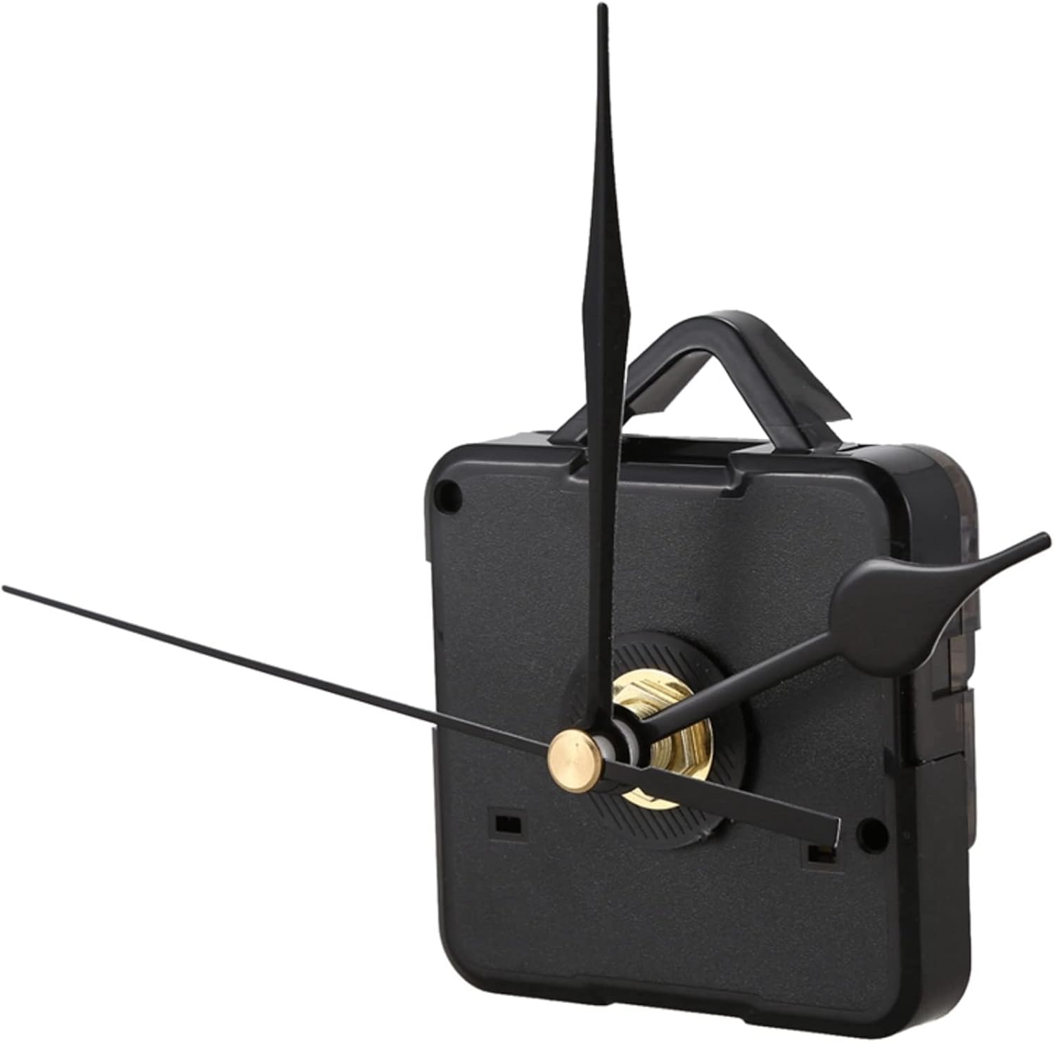 2X Black Hand DIY Quartz Clock Spindle Silent Movement Mechanism Repair Tool Kit