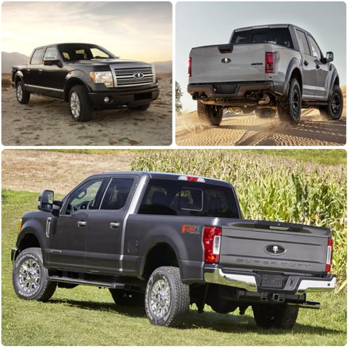 Image of Front Grille Rear Tailgate Skull Emblem - 7 inch Black Oval Badge Name Plate for 04-10 Explorer 03-06 Expedition 07-14 Edge 07-12 Fusion 08-15 Escape 99-04 F150 F250 F350
