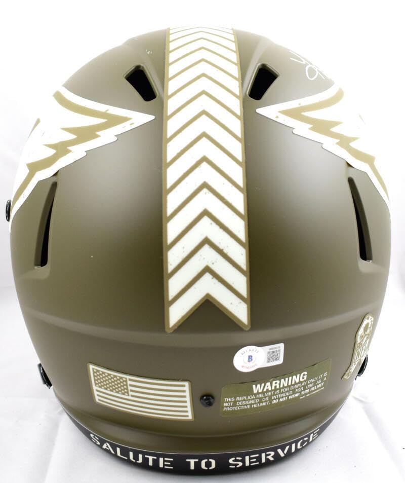 Kurt Warner Signed Cardinals F/S STS Speed Helmet-Beckett W Holo