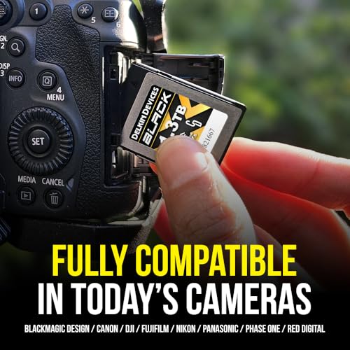 Delkin Devices Black 1.3TB CFexpress 4.0 Type B Memory Card with pSLC Flash, up to 3530MB/s Read for Professional Video and Photography - Image 5