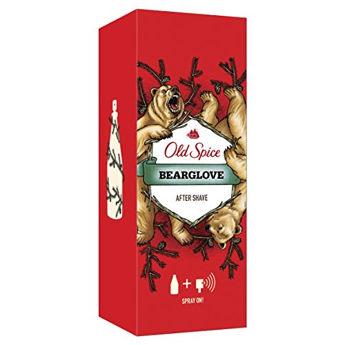 Old Spice Bearglove Après-Rasage Lotion Parfumée Visage pour Rasage Traditionnel Homme