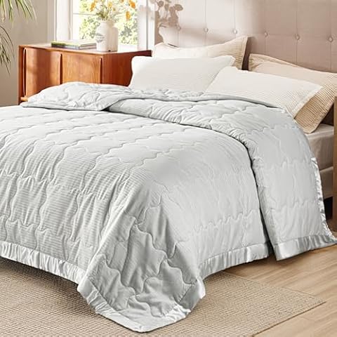 Bedsure King Size Grey Blanket Cover