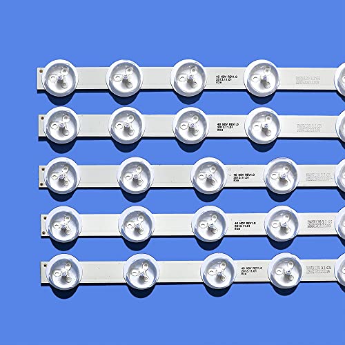 Tira de retroiluminación LED 5 piezas para televisor 40 pulgadas 6
