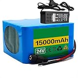 FREEDOH Paquete Batería Bicicleta Eléctrica 24 V Batería Iones Litio 15 Ah 18650 para Bicicletas Eléctricas Triciclos Eléctricos Herramientas...