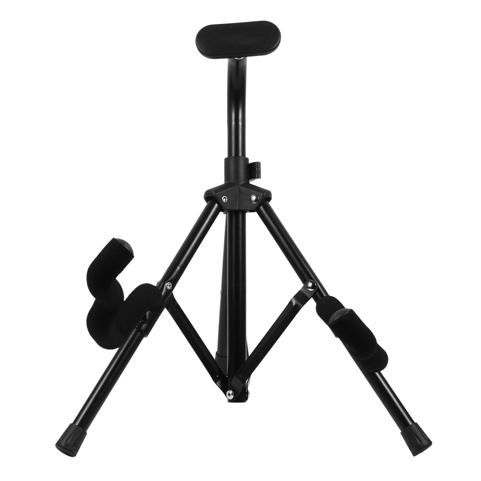 HANABASS 1pezzi Supporto per Chitarra Staffe in Gomma Organizer per Strumenti Musicali Gancio per Appendiabiti per Chitarra Stand Pieghevole Supporto da Pavimento