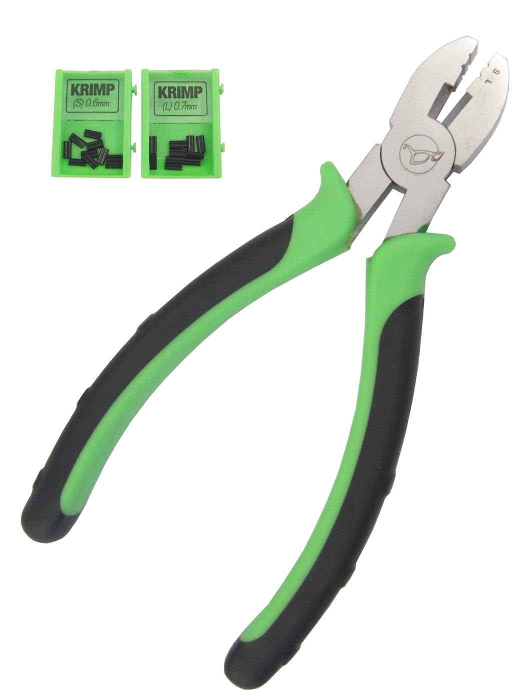 Korda Krimp Tool, Precision Rig Crimping, 1 Pack, Stainless Steel, Rubberised Handles, Line Cutter, Small & Large Krimps Included — image 1