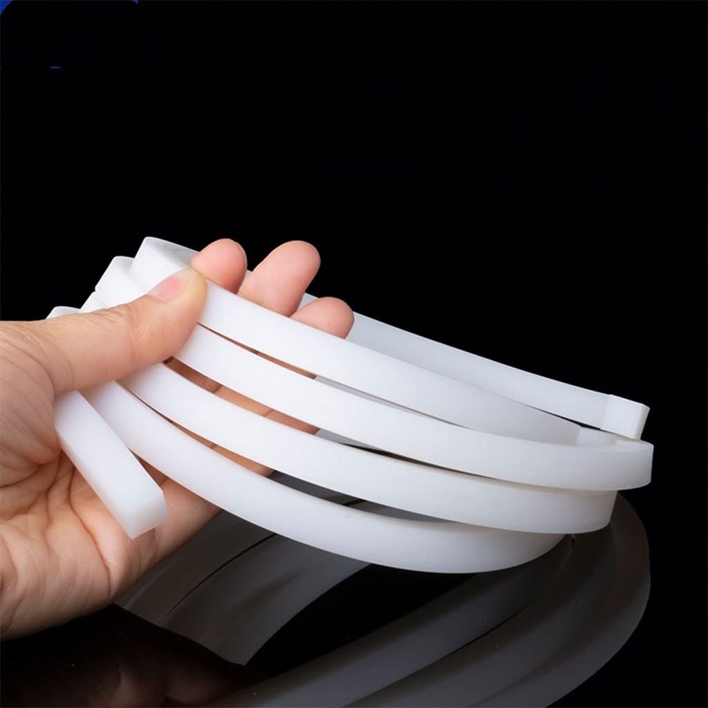Bande d'étanchéité en mousse, Bande d'étanchéité en mousse de silicone, bande carrée caoutchouc, plusieurs tailles, 10 mètres(7mm X 7mm)