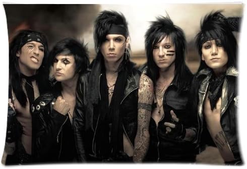 black veil brides Zippered Pillow Cases Cover Cushion Case 20x30 (Two sides)