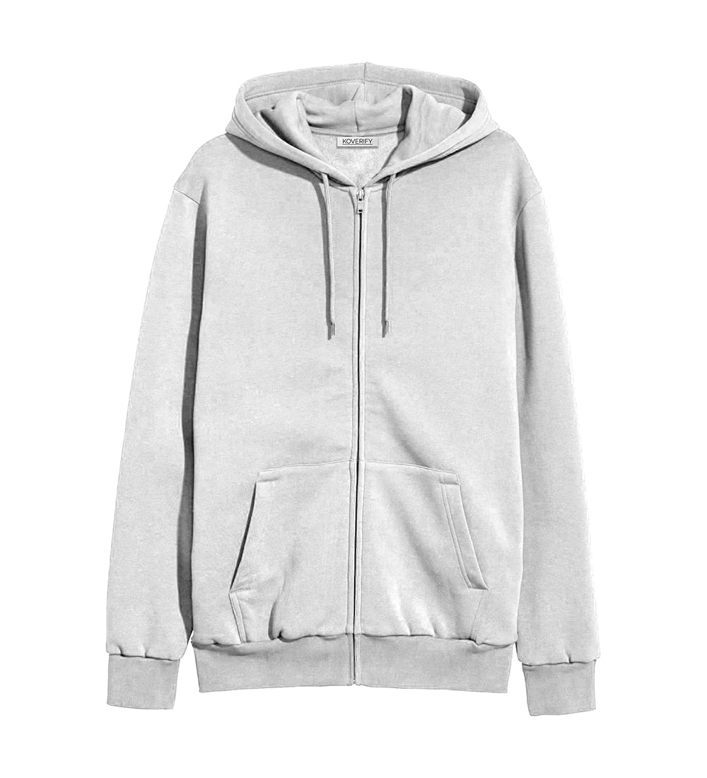 koverify Unisex-Adult Cotton Blend Hooded Neck and Round Neck Hoodie-picture-41