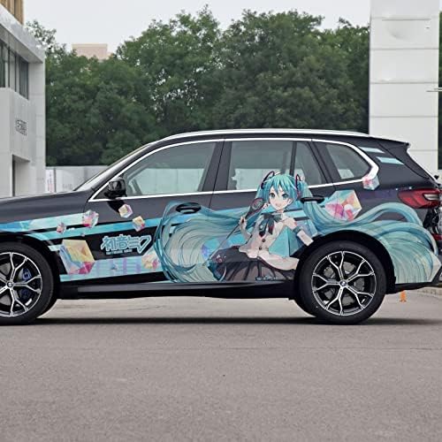 Amazon Co Jp Lyutong 初音ミク 日焼け止め防水車のボディステッカー 1セット車の自動車用ステッカー アニメ大型車のステッカー 車 のステッカー 普遍的な車 アニメファンギフト ベビー マタニティ