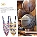 Hemoton 4sets Mesh Bags Zipper Basketball Net Bag Outdoor Basketball Net Sports Ball Storage Ball