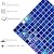 Tenedos HTC Cobalt Blue Glass Mosaic Tiles – Iridescent Glossy Finish Wall Tile for Kitchen Backsplash, Bathroom Shower, Pool and Spa Accent Features (1 Sheet)
