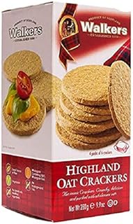 Walkers Shortbread Highland Oatcakes, Savory Crackers, 10.6-Ounce Boxes (Count of 4)