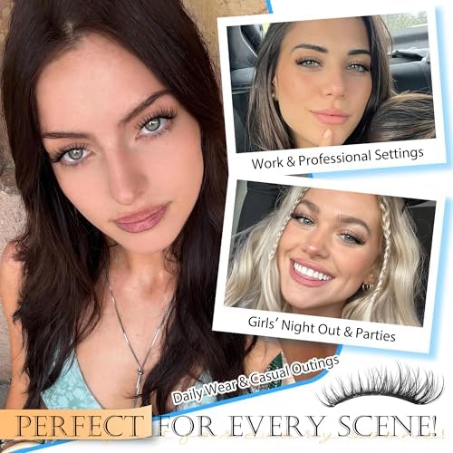 PHKERATA Wispy Lash Clusters 12-14-16mm Natural Cluster Eyelash Extensions DIY Eyelash Clusters for Soft & Fluttery Look, Ultra-Thin Band Individual Lashes Clusters, 110Pcs - 4