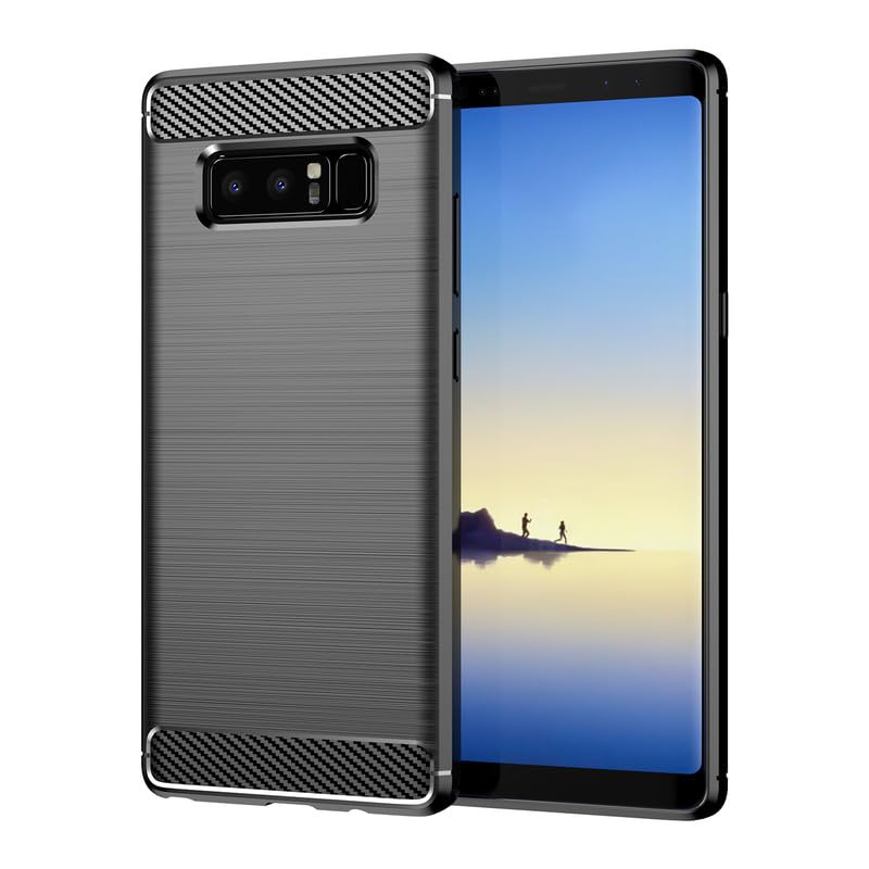 Image of Hybrid Carbon Fiber Back Case for Samsung Galaxy Note 8 (Black)