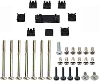 Conjunto de Parafusos de Substituição para Console com Capa de Borracha para Ps2 Ps3 Slim 2000 3000 4000 70000 - Kit de Peças de Reparo (Ab)