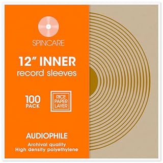 100x 12 Inch Anti Static Inner Vinyl Record Sleeves | Audiophile Poly Lined Plastic Protective Album LP Sleeve | Replaces Paper Sleeves & Fits Inside Cardboard Inners | Archival Quality Triple Ply