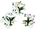 The Paragon Hummingbird Outdoor Patio Wall Decor - 3 Piece Garden Wall Ornaments, Outdoor or Indoor Decoration