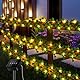 Efeu Girlande Lichterkette, Künstlich Efeu Solar Lichterkette Außen Wasserdicht, künstliche Pflanzen Girlande mit LED-Licht für Hochzeit Terrasse Garten Party Wanddekoration (Solar, 8M-80LEDS)