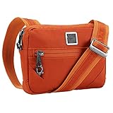 Lewis N. Clark Women's Secura Anti-Theft Commuter Shoulder Bag, Ember
