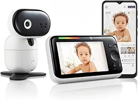 Babá Eletrônica Motorola HD Monitor 5' C/Zoom Wi-Fi PIP1510