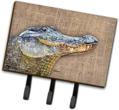 Caroline's Treasures 8733TH68 Alligator Leash or Key Holder, Wall Hooks, Key Hooks Holder, Coat Rack Wall Mount, Coat Hooks, Hooks for Hanging Keys, Towels, Aprons, Leashes, image 5