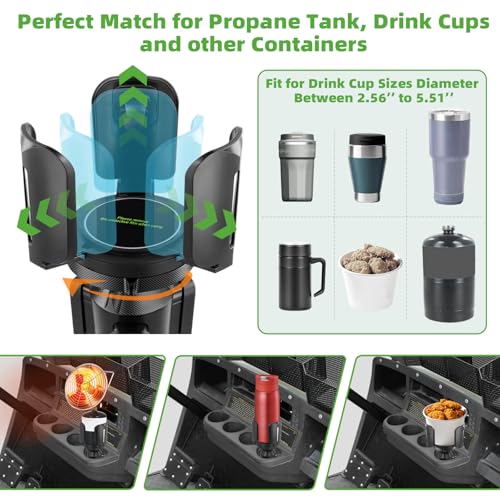 Support de chauffage au propane Roykaw robuste au design universel pour voiturette