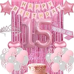 15th Pink Silver Birthday