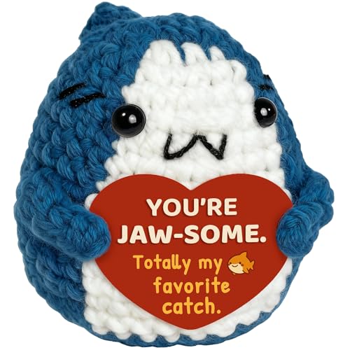 Krinisou Romantic Shark Gift for Boyfriend Girlfriend, Funny Valentines Day Present for...