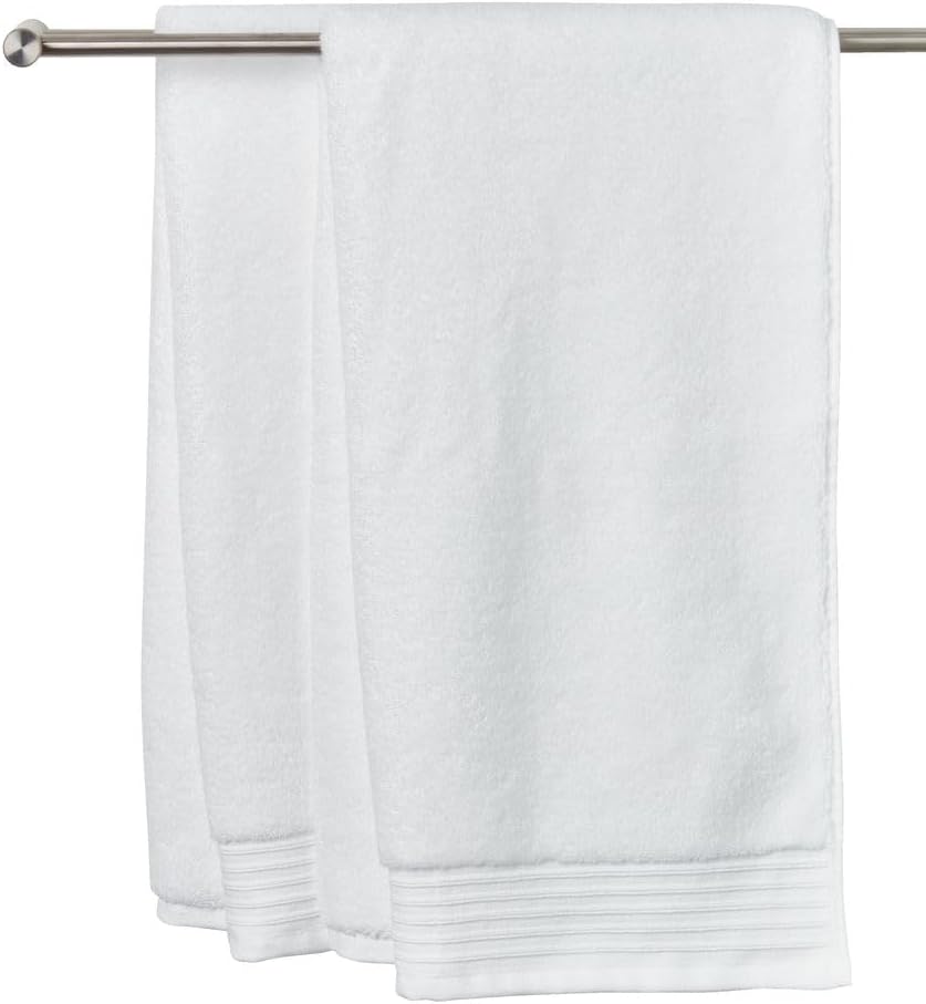 HempLux™ 600 GSM Extra Fluffy Terrycloth Bath Towel (Hand Towel (20x40/50x100cm), White)
