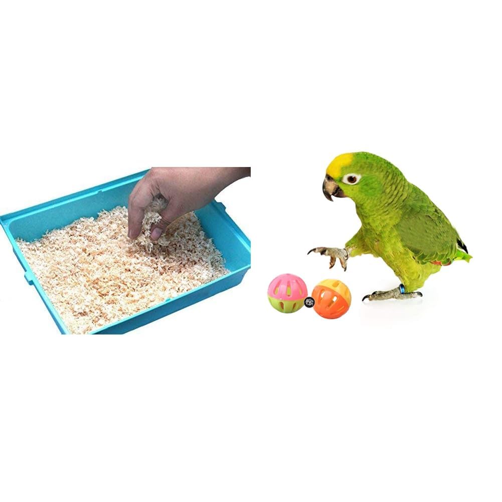 The Pets Company Dust Less Bedding Wood Shavings, 1 Kg & The Pets Company Bird Interactive Bell Ball, Bird Toy for Parakeet, Cockatiel, Budgerigar, Parrots, 1.5 Inches (Pack of 2) (B0CRVSQ8X4) Amazon Price History, Amazon Price Tracker