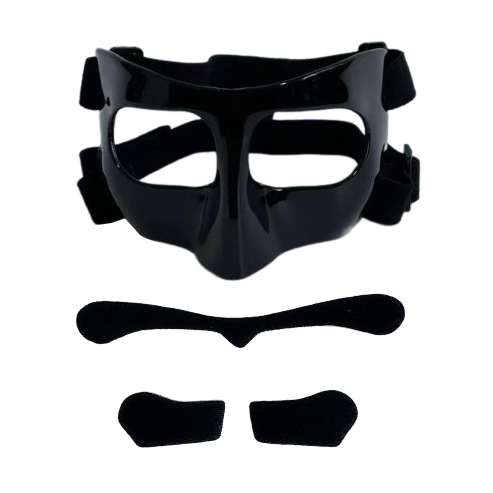 ECOMISTIQ® Basketball Mask Adjustable Basketball Nose Guard for Boxing Softball Workout Black Black Sticker|Sporting Goods |Team Sports|Basketball|Clothing, Shoes & Accessories|Protective Gear-image-40