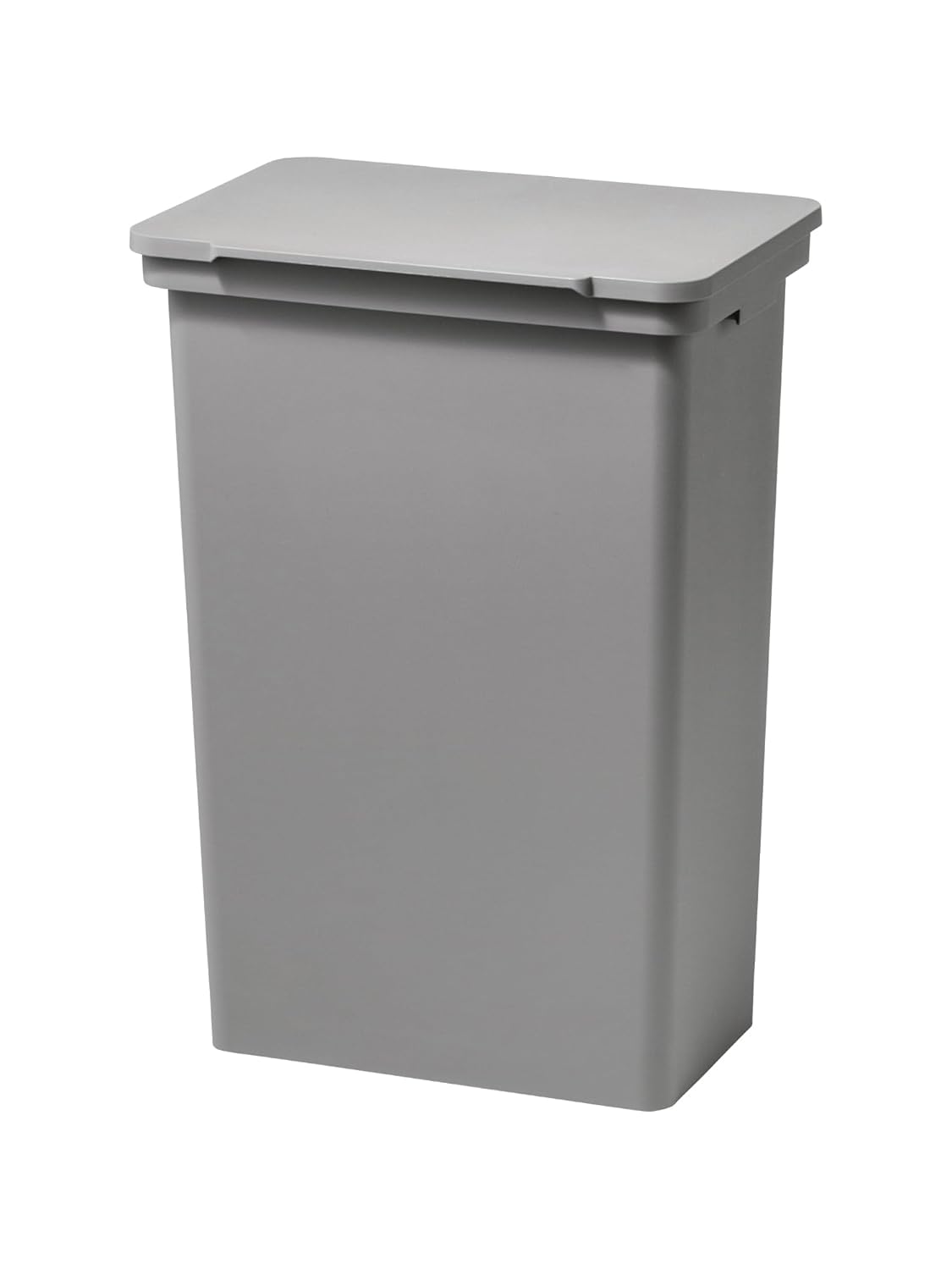 Like-IT LBD-106 Wide Trash Can with Lid, Outdoor Dust Bin, Gray, Capacity Approx. 11.6 gal (52 L), Separate Capacity, Entryway, Outdoor, UV and Rain Resistant