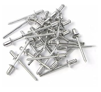Inditrust Aluminium Blind Rivet (Metal) POP Rivets for Riveting Gun/Riveter machine Pack of 100pcs (4.0 x 20 mm)