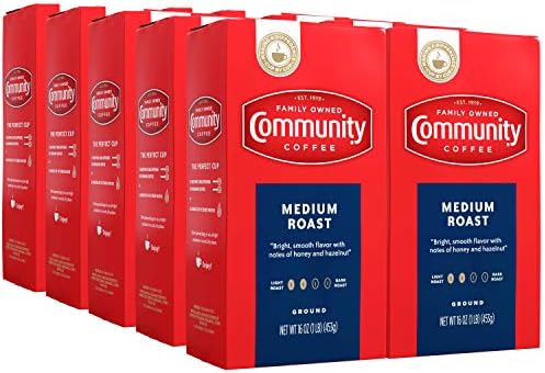 Community Coffee Medium Roast Ground Coffee, 16 Ounce (Pack of 10)