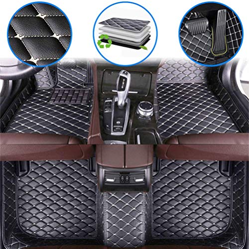 Tapis de Sol en Cuir antidérapant pour GLE Coupé 2015-2019 - Noir et Beige Cover