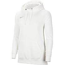 Nike W Nk Flc Park20 Po, Hoodie Donna, Bianco Lupo Grigio, M