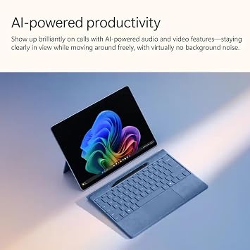 Microsoft Surface Pro 13 3K 120Hz OLED Touchscreen 2-in-1 Tablet Laptop, 12-Core Snapdragon 45 Tops NPU, 16GB RAM 1TB SSD, Backlit Keyboard, Stylus, MS 365, 14-hr Battery, Copilot+, Win 11 Pro