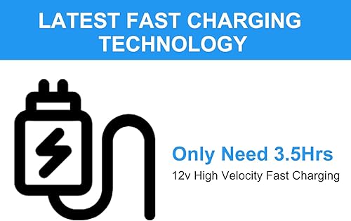 Miniatura 8 de KEN BROWN Ventilador de piso inalámbrico recargable 3 en 1 de 15000 mAh de 12 pulgadas, ventilador de piso inalámbrico recargable 3 en 1, ventilador