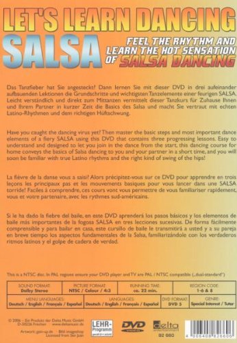 Perder el miedo a bailar Salsa con este DVD instructivo de pasos 2