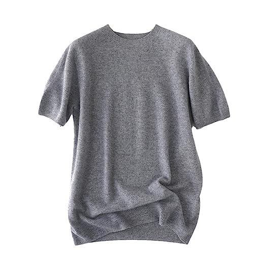 T-shirt en laine thermorégulateur pull à manches courtes doux comme le cachemire