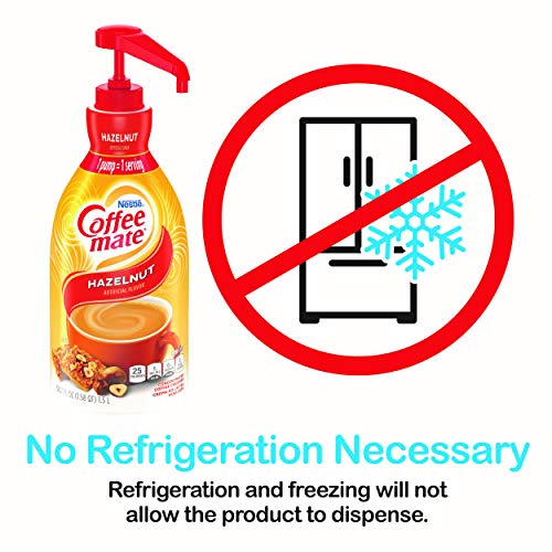 image for Nestle Coffee Mate Coffee Creamer, Hazelnut, Concentrated Liquid Pump 