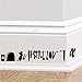 Souris trou "Je toujours love u" Plinthe Sticker mural en vinyle 19 cm x 6 cm.. uksellingsuppliers