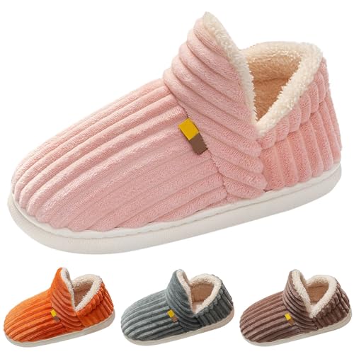 Pluffi Slipper Booties For Women,Women's Memory Foam Bootie Slippers Warm Cozy Boots with Fuzzy Plush Lining Winter Non Slip House Shoes for Indoor Outdoor - Main Image