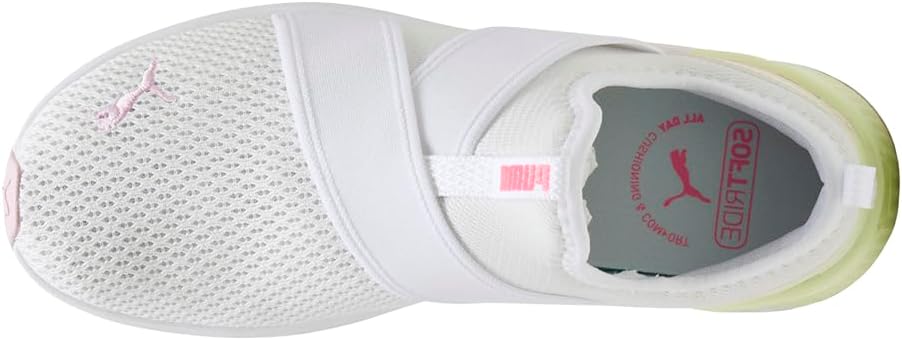 PUMA Womens Softride Harli Slip On Sneakers Shoes Casual - White